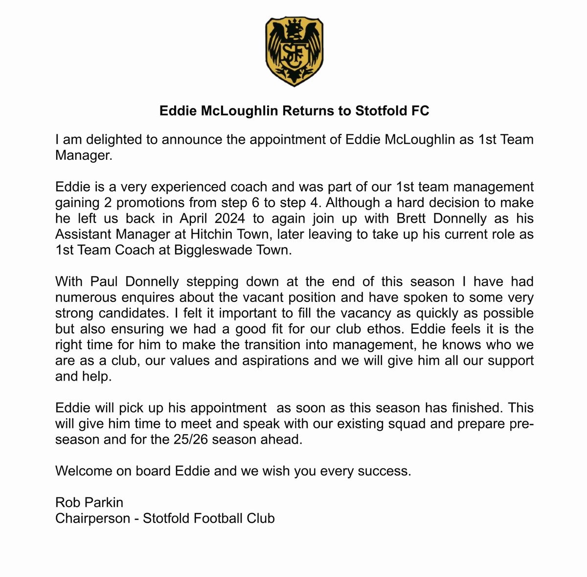 Stotfold FC tweet media