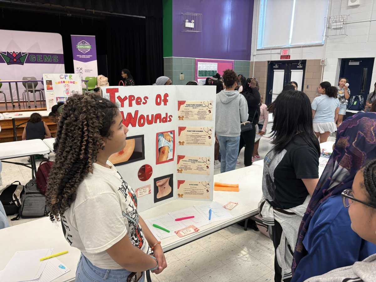 Grace James Explore Pathways (@exploregmj) on Twitter photo Our #explorehealthcare <a href="/STEAM_GEMS/">Grace M. James Academy of Excellence</a> showing our 6th graders what they can expect if they choose Healthcare! <a href="/ExploreJCPS/">JCPS Explore Pathways</a> #crownsup #limitlesspossibilities Our #explorehealthcare <a href="/STEAM_GEMS/">Grace M. James Academy of Excellence</a> showing our 6th graders what they can expect if they choose Healthcare! <a href="/ExploreJCPS/">JCPS Explore Pathways</a> #crownsup #limitlesspossibilities