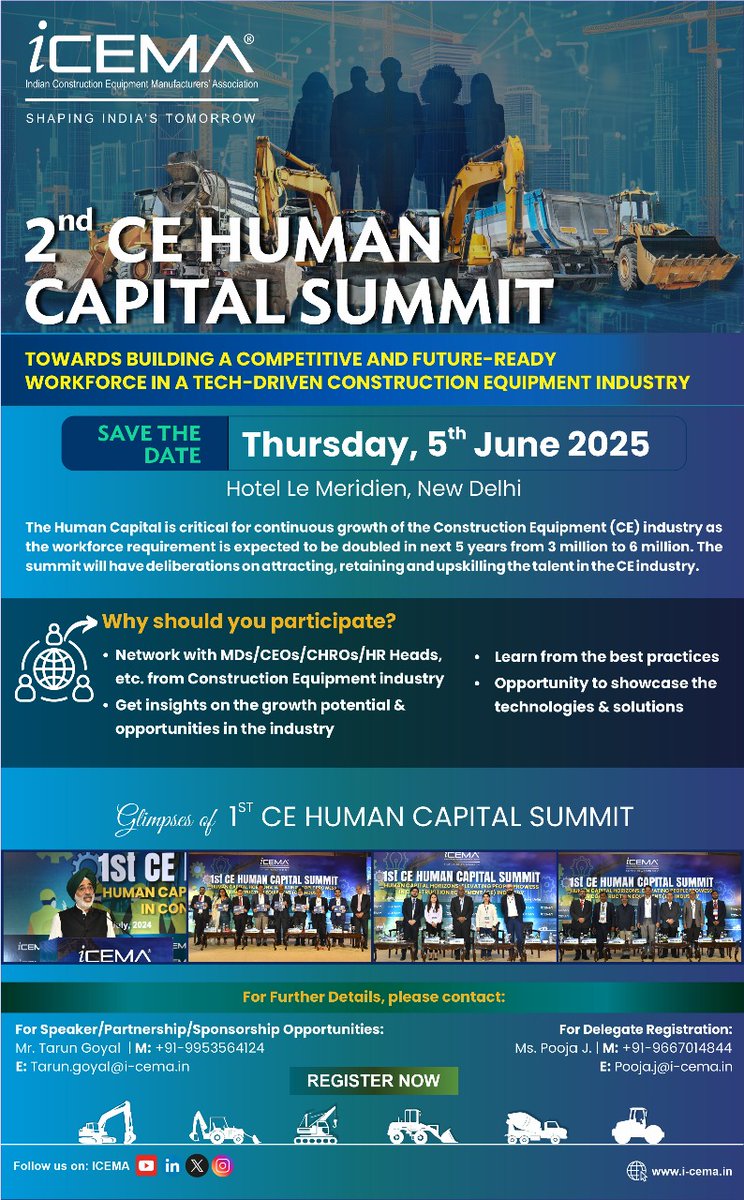 Join us at the 2nd CE Human Capital Summit

Date: 5th June 2025 
Venue: Hotel Le Meridien, New Delhi

Don’t miss your chance to lead the change

#humancapital #summit