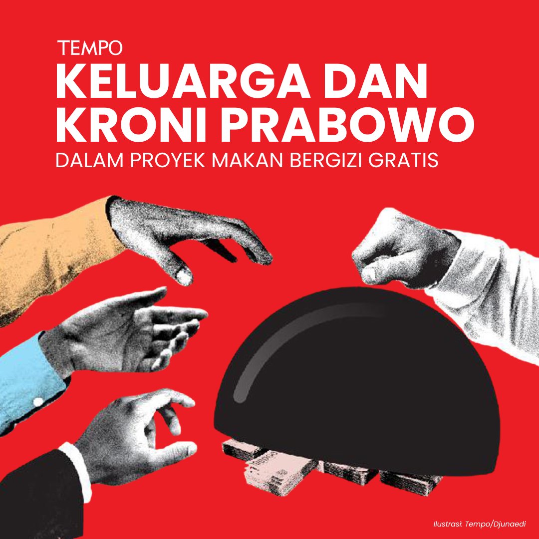 Program makan bergizi gratis bakal menghabiskan anggaran Rp 71 triliun tahun ini. Siapa para penikmatnya?🤷‍♀️

#TempoThread