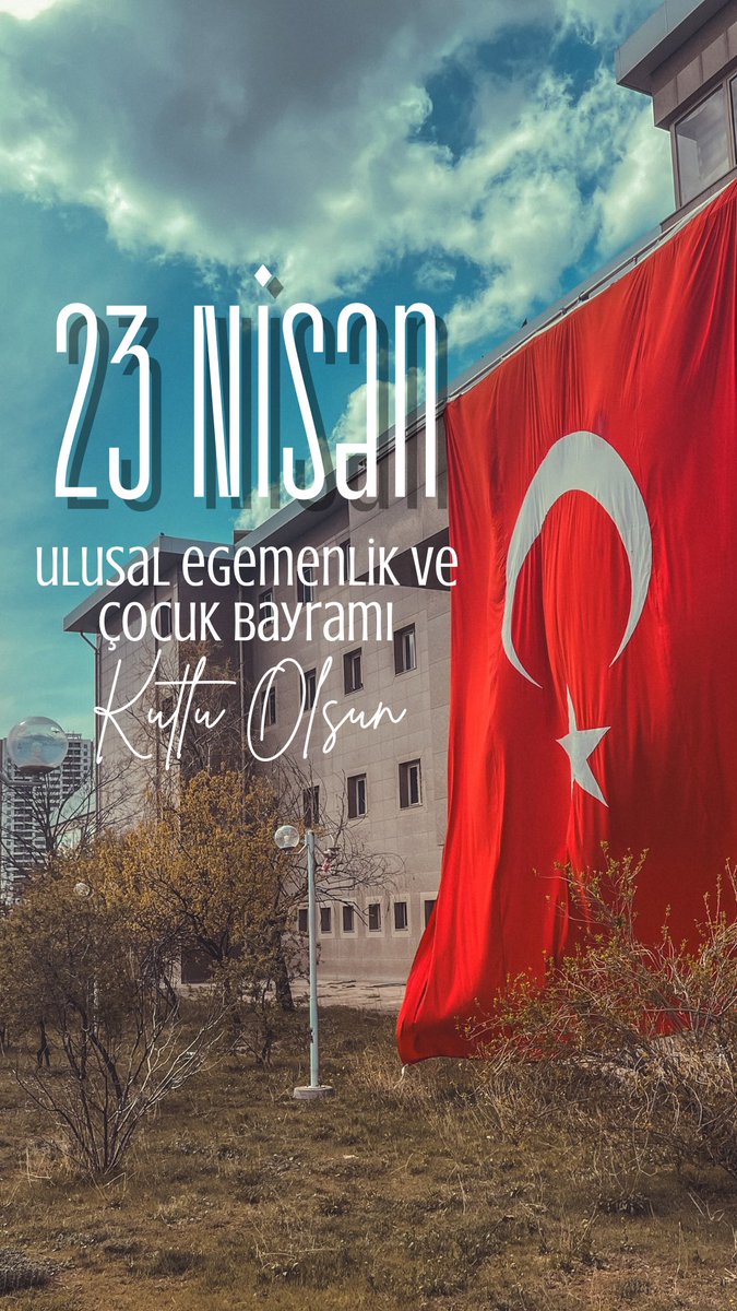 Kırmızı beyaz dalgalanan bu bayrak,
bir milletin bağımsızlık onuru,
bir çocuğun tertemiz geleceğidir.

23 Nisan Ulusal Egemenlik ve Çocuk Bayramı’nı
coşkuyla ve gururla kutluyor,
başta Atatürk olmak üzere tüm kahramanlarımızı
saygı, rahmet ve minnetle anıyoruz.