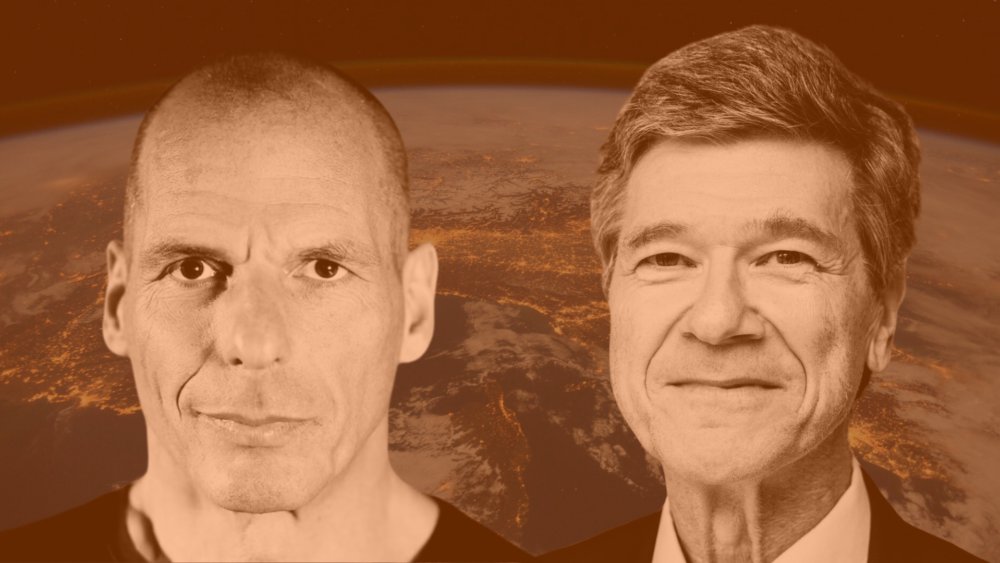 DiEM_25's tweet photo. 🔴 In a record-breaking episode of our biweekly livestream, our own @yanisvaroufakis sat down with renowned economist Jeffrey Sachs to discuss the six global crises confronting humanity. https://t.co/HcS4GkSHCw