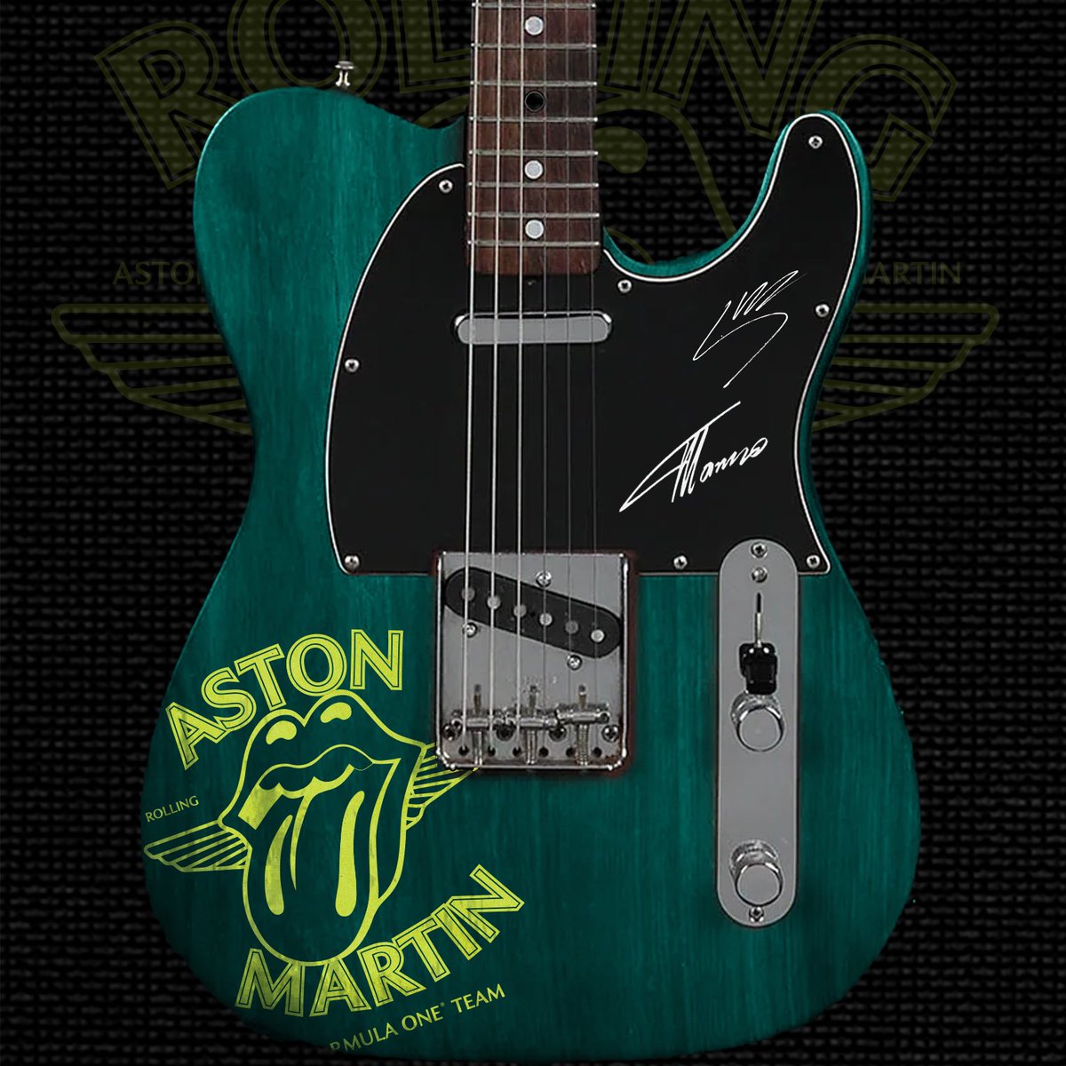 Win a one-of-a-kind guitar from our collab with The <a href="/RollingStones/">The Rolling Stones</a>. Inspired by rock history and signed by Lance Stroll and Fernando Alonso.

Competition ends at 18:00 BST today. 

Click below to enter with #IAM:
astonmartinf1.com/en-GB/I-AM-DRO…