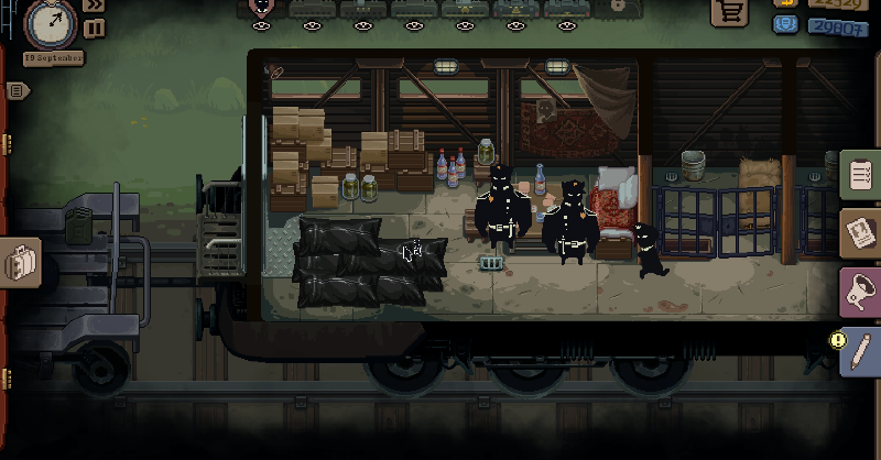 alawarteam's tweet photo. Every decision costs something. Choose wisely. Beholder: Conductor — Out Now on Steam!