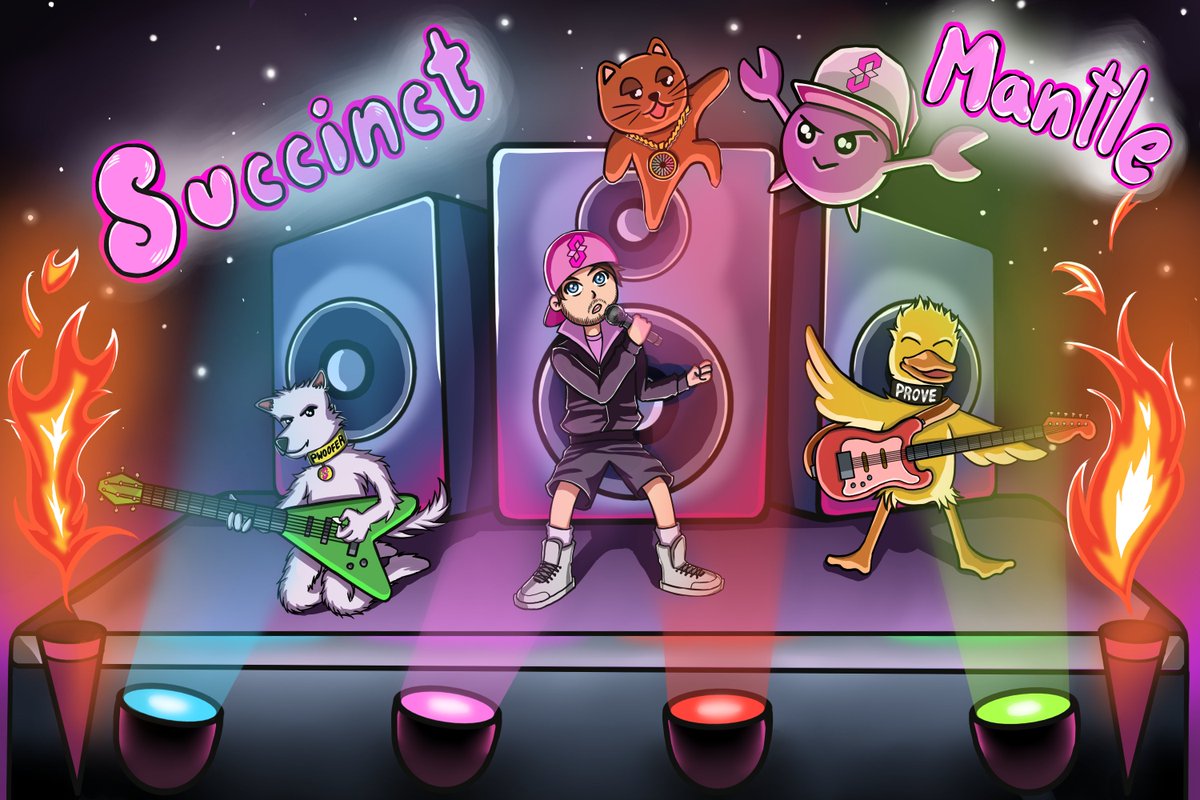 Katyboo_17's tweet photo. I'm really excited about the new @Mantle_Official OP  @SuccinctLabs integration 🩷
And of course, here’s my new ART 🎨 for Succinct Rockstars: Week 6 🎸⭐️

#SuccinctRockStars #Mantle #Succinct https://t.co/q8QeNtjSaX