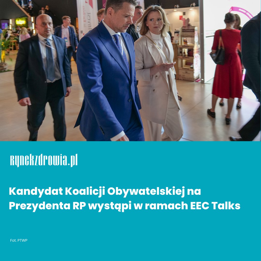 Kandydat Koalicji Obywatelskiej na Prezydenta RP wystąpi o 14:30 w ramach EEC Talks  
Zapraszamy do obejrzenia transmisji: eecpoland.eu/2025/pl/

 #EEC2025