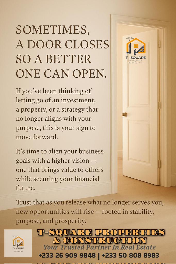 Sometimes A Door Closes So A Better One Can Open