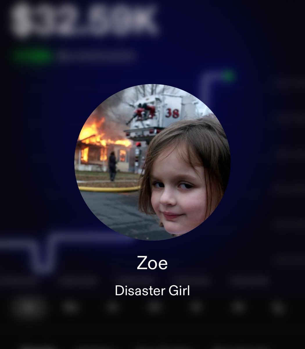 PapaButlerTCG's tweet photo. $Zoe #Zoe #DisasterGirl
#Disaster like this fuckin market 🫡
5C3MpUmTMspAfUZFU7gLZ1w3wYmMgyQH332Kg4whpump
#CryptoNews #Crypto #CryptoPump #memecoin #SOL #Solana #PumpaToken @VECTORDOTFUN @pumpdotfun https://t.co/JvdivOpdeY