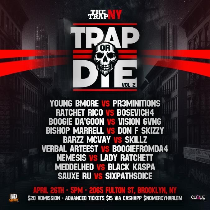 The Boom Bap Bully 🤬 (@meddelhed) on Twitter photo This weekend it gets dark for 🥷🏿😈😈😈 #battlerap #emcees #hiphop #brooklyn #lyricist #battle <a href="/TheTrap_NY/">The Trap NY</a> This weekend it gets dark for 🥷🏿😈😈😈 #battlerap #emcees #hiphop #brooklyn #lyricist #battle <a href="/TheTrap_NY/">The Trap NY</a>