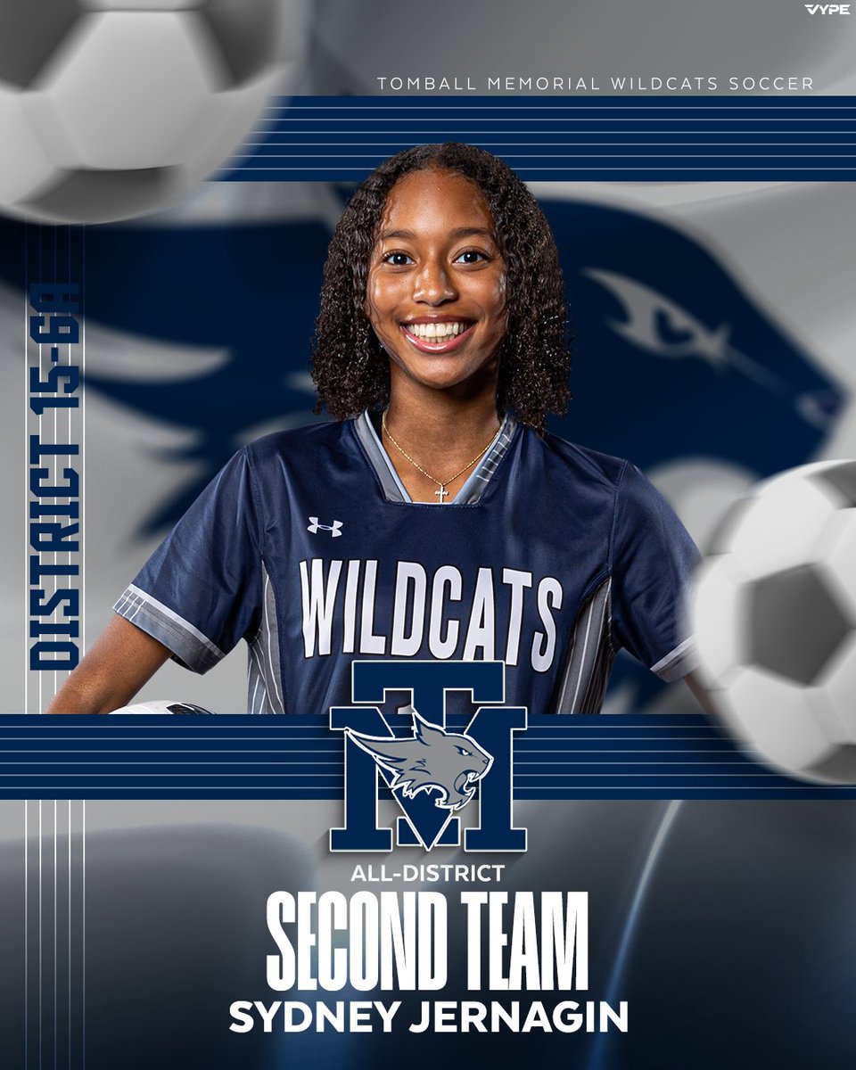 Congratulations to Sydney Jernagin for being named Second Team All-District for District 15-6A!