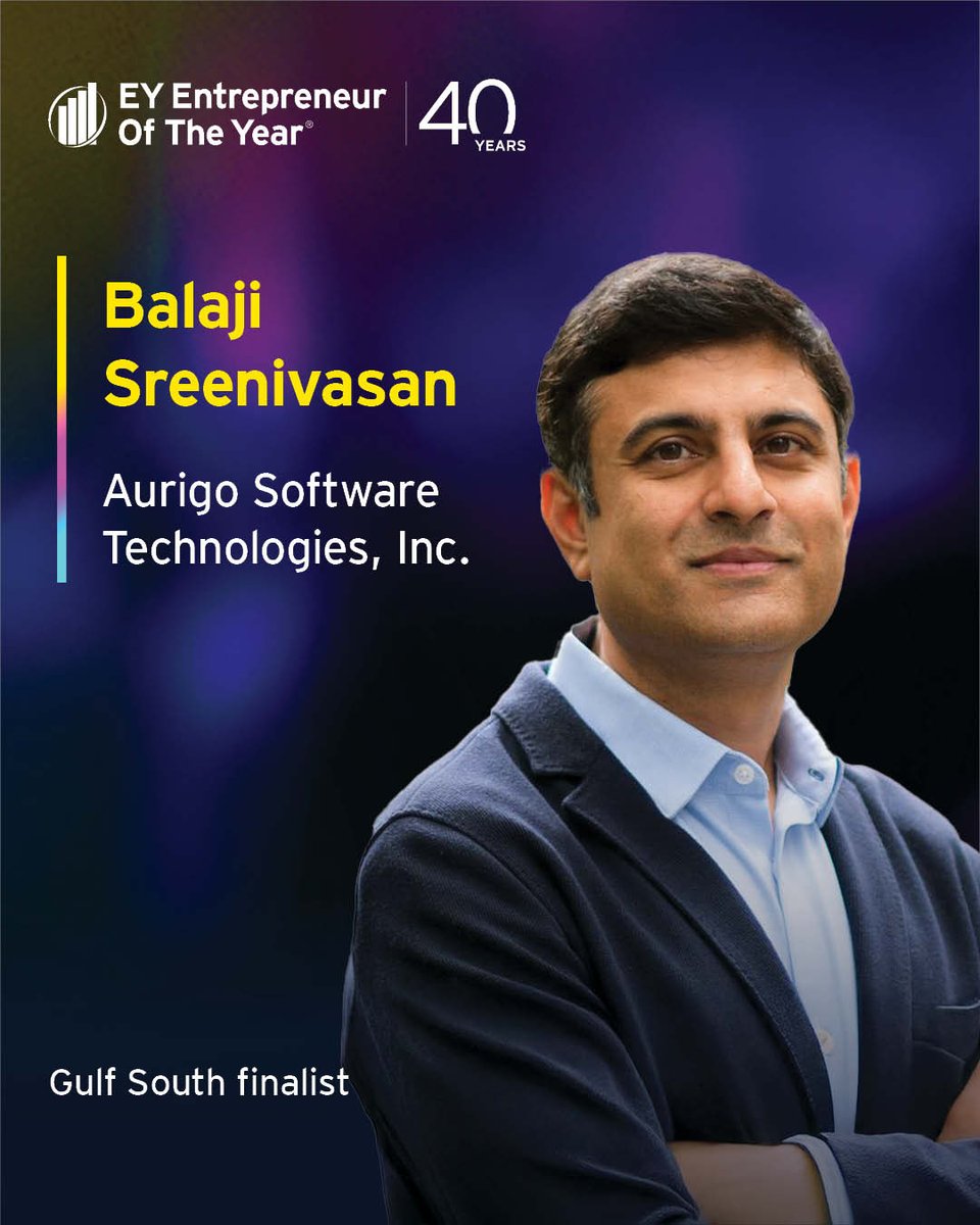 We are excited to have our Founder and CEO, <a href="/_bsreenivasan/">Balaji Sreenivasan</a>, recognized along with other inspiring business leaders as a finalist in the Entrepreneur Of The Year®2025 Gulf South program by <a href="/EY_US/">EY US</a>!  Can't wait to cheer him on during the award celebration on June 12, when winners
