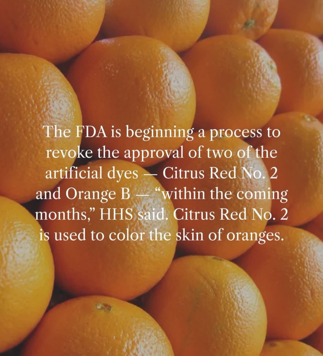 thegarybrecka's tweet photo. This is what real change looks like.

For decades, we’ve allowed artificial food dyes some made from petroleum into our grocery stores, school lunches, and children’s snacks. Dyes that have been banned or restricted in other countries. Dyes that do nothing for nutrition and everything to harm our biology.

Now, under the leadership of @RobertKennedyJr , the FDA and HHS are taking steps to phase out eight of the most commonly used artificial dyes including Red 3, which has been linked to cancer.

This isn’t just about color.
It’s about kids with ADHD, gut dysfunction, behavioral issues.
It’s about mitochondrial damage.
It’s about a food system that prioritizes marketing over health.

And it’s about time we said enough.

@thefoodbabe @realfoodology @drmarkhyman @drwillcole