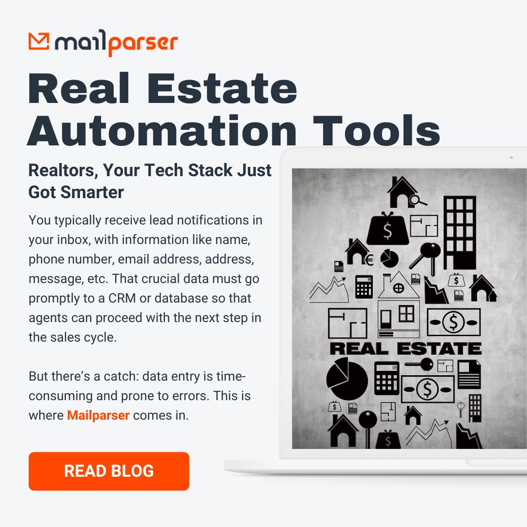 mailparser's tweet image. Data entry is time-consuming and prone to errors. This is where Mailparser comes in: hubs.li/Q03jtlFb0
#RealEstateTech #LeadAutomation #CRMWorkflow #Mailparser #RealtorTools