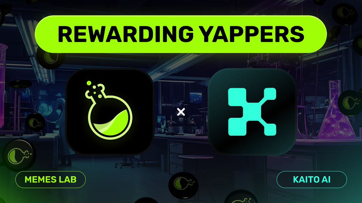 Memes Lab (@memeslabxyz) on Twitter photo Memes Lab x <a href="/KaitoAI/">Kaito AI 🌊</a> now share a radioactive alliance built to broadcast chaos. 💣
Yappers who spread the Memes Lab Gospel will be seen. Amplified. Rewarded. 🔊
This isn’t outreach. It’s outbreak. Let the yapping begin. 🔔 Memes Lab x <a href="/KaitoAI/">Kaito AI 🌊</a> now share a radioactive alliance built to broadcast chaos. 💣
Yappers who spread the Memes Lab Gospel will be seen. Amplified. Rewarded. 🔊
This isn’t outreach. It’s outbreak. Let the yapping begin. 🔔