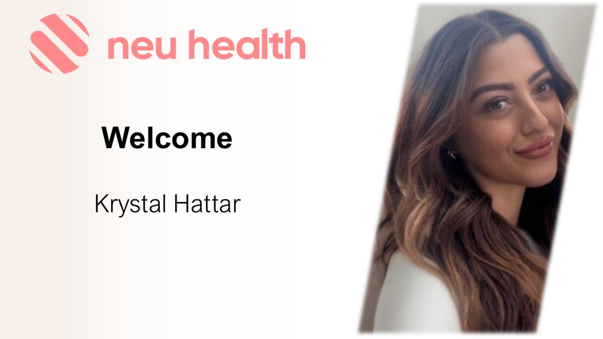 Neu_Health's tweet image. We’re excited to introduce you to Krystal Hattar, @Neu_Health 's first U.S. based team member! She's leading Neu Health’s implementation efforts across the U.S. Together, we're improving Parkinson’s and dementia care around the world.
#DigitalHealth #Parkinsons #Dementia