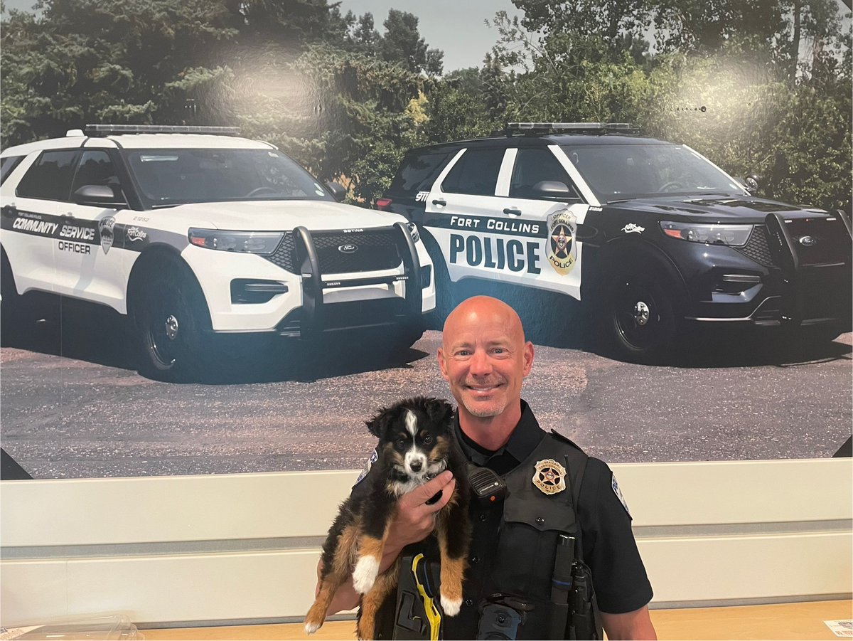 Even our four legged friends enjoy getting to know FCPS Officers and take a tour of the station. We hope that this post brightens your day, it sure did ours!