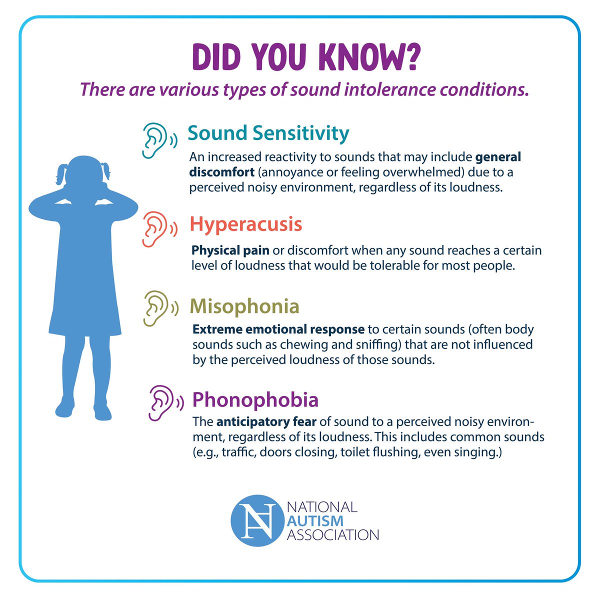 Those with #autism could have one or more. #WorldAutismMonth