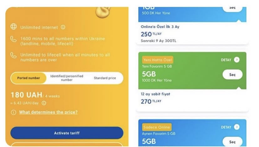 eyupcandedeee's tweet photo. @aykiricomtr Turkcell’in Ukrayna vatandaşlarına yönelik sınırsız internet paketi: 150 TL

Turkcell’in Türk vatandaşlarına 1 GB kotalı sattığı paketi: 300 TL
@Turkcell #deprem https://t.co/NgYJAfEZGC