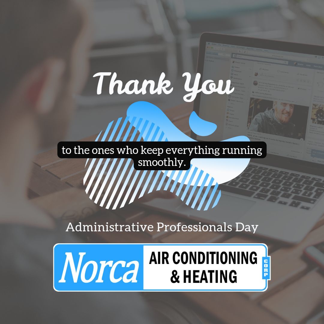 Happy Administrative Professionals Day!
We appreciate the dedication, organization, and support that keeps us running strong. Thank you!
#AdministrativeProfessionalsDay #Gratitude #NorcaAir