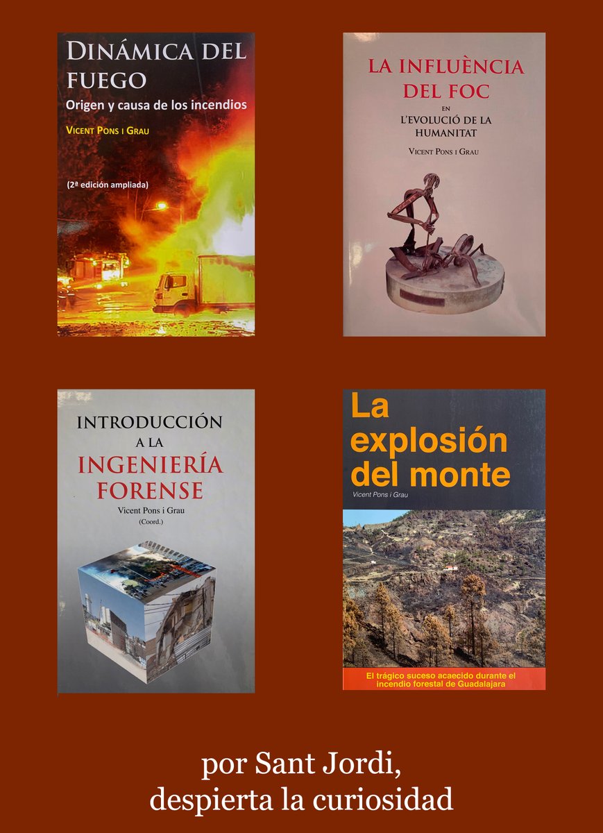 Los libros técnicos nos ayudan a entender cómo funciona el mundo, a resolver problemas complejos y a imaginar soluciones que aún no existen.

#ingenieríaforense #santjordi #díadellibro #rosa #arsoninvestigation #fireexpert #expertise #conocimiento #curiosidad #ciencia #OTIF