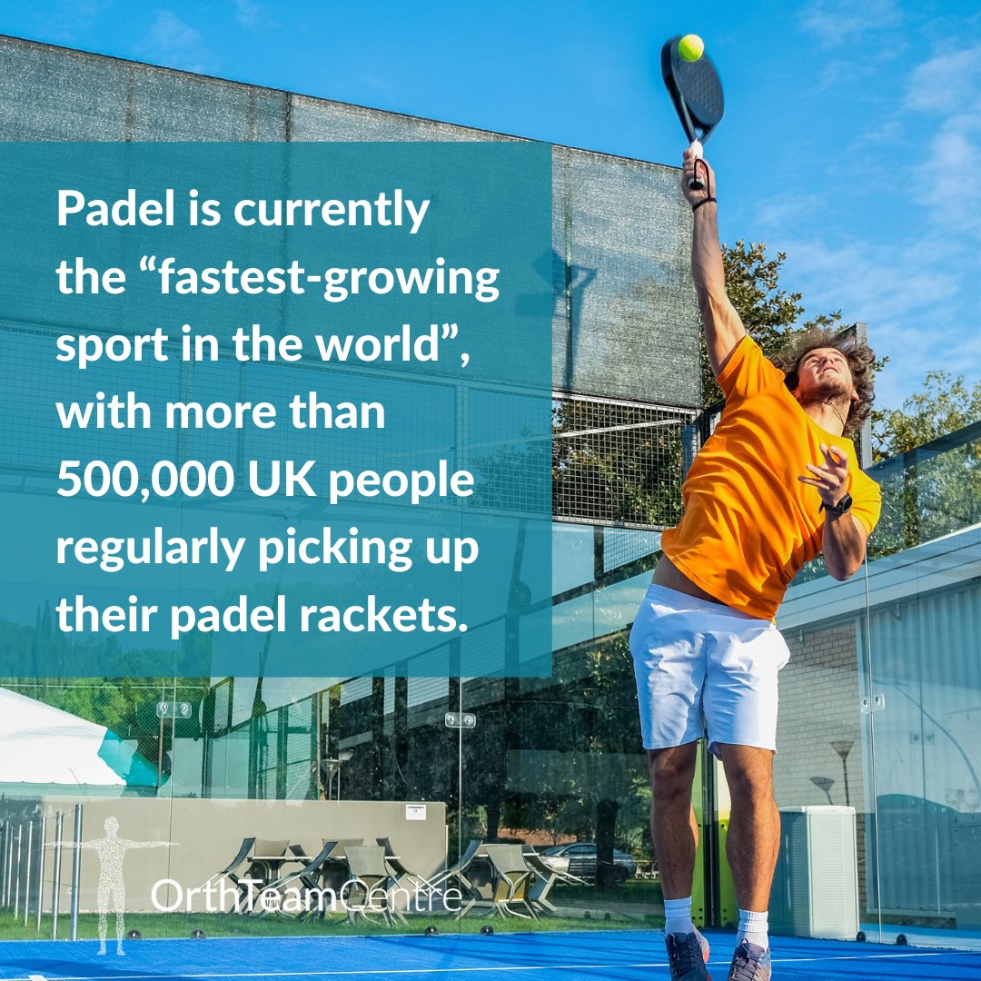 OrthTeam Centre (@ortht) on Twitter photo As padel continues to rise in popularity, so does the number of MSK injuries. 🎾
Glossy Magazine Director, Salim, recently injured his shoulder whilst playing padel, and was recommended by a friend Shoulder Surgeon <a href="/surg4shoulders/">Matt Ravenscroft</a>
Read the full story ➡️ orthteamcentre.co.uk/news-and-event… As padel continues to rise in popularity, so does the number of MSK injuries. 🎾
Glossy Magazine Director, Salim, recently injured his shoulder whilst playing padel, and was recommended by a friend Shoulder Surgeon <a href="/surg4shoulders/">Matt Ravenscroft</a>
Read the full story ➡️ orthteamcentre.co.uk/news-and-event…