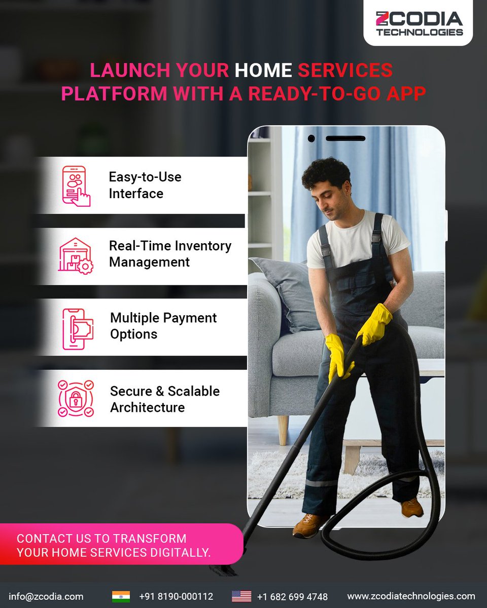 zcodia's tweet image. Bring your home services business online with Zcodia—fast, flexible, and future-ready.

📧 info@zcodia.com
📞 IN: +91 8190-000112 | US: +1 682 699 4748
🌐 zcodiatechnologies.com
#HomeServices #DigitalSolutions #ZcodiaTechnologies #BusinessGrowth #ServiceBusiness #FieldService