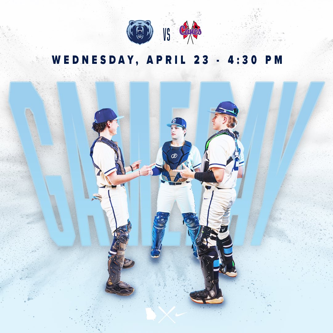 Playoff Baseball, let’s go!!!

Bears head to Cartersville this afternoon for a double dip. Game one starts at 4:30. #gobears