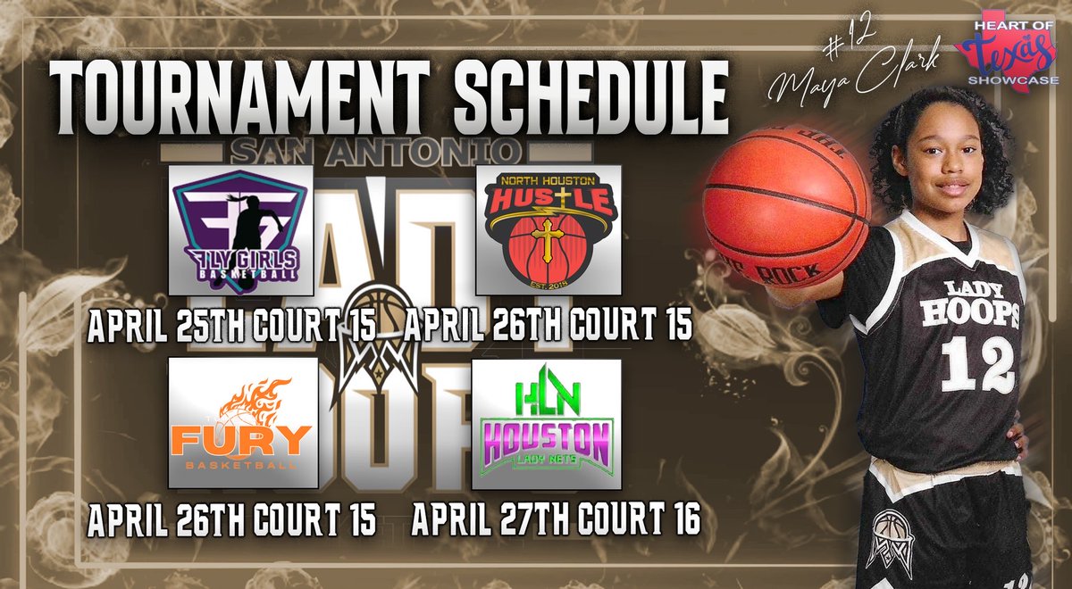 Maya Clark (@clarkmaya_2030) on Twitter photo Schedules are out! I can't wait to take the court this weekend with my <a href="/SALadyHoops/">San Antonio Lady Hoops</a> Diamond 14U teammates. <a href="/GlobeLifeField/">Globe Life Field</a> <a href="/mikemillsnc/">Mike Mills WBB College Recruiting</a> Schedules are out! I can't wait to take the court this weekend with my <a href="/SALadyHoops/">San Antonio Lady Hoops</a> Diamond 14U teammates. <a href="/GlobeLifeField/">Globe Life Field</a> <a href="/mikemillsnc/">Mike Mills WBB College Recruiting</a>