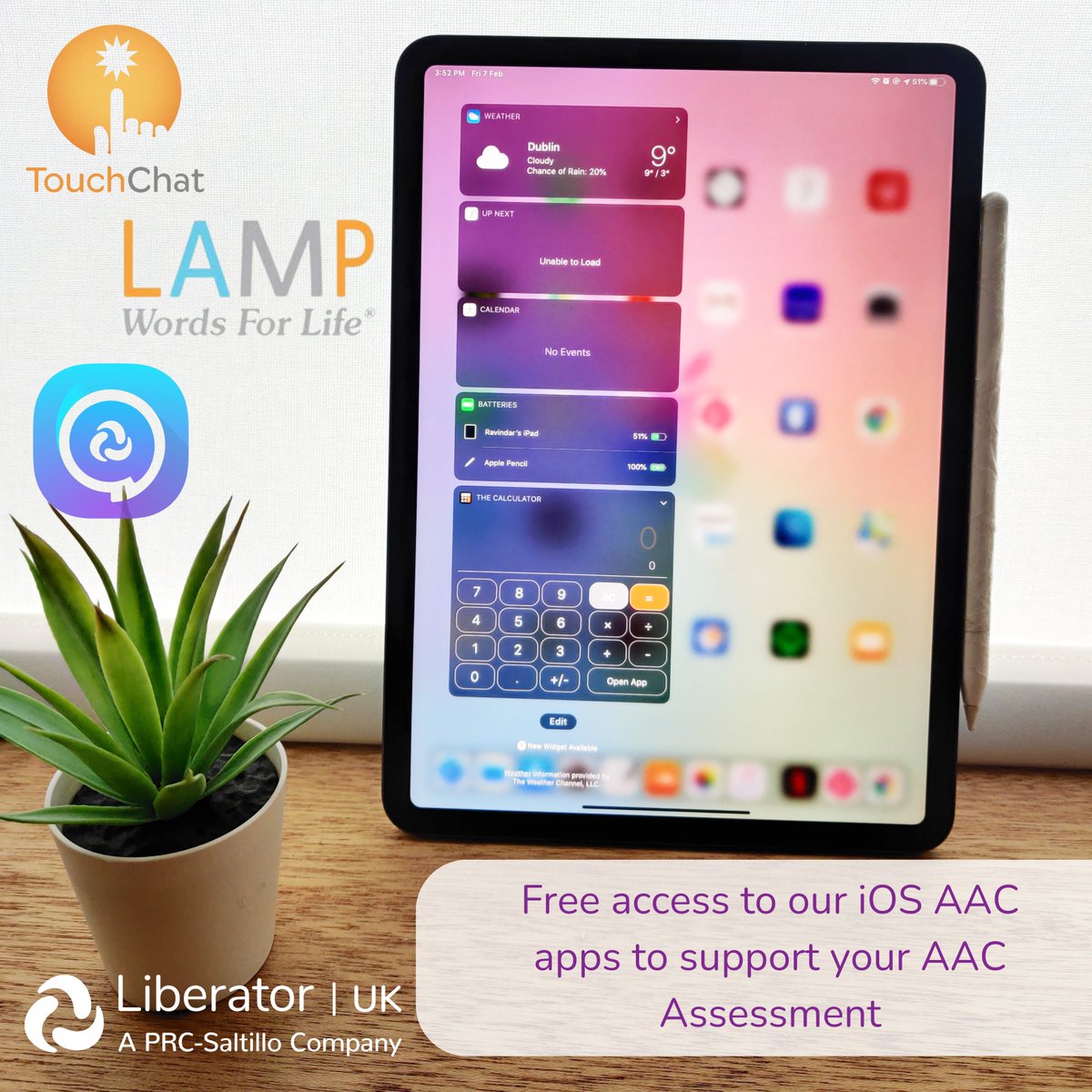 🆓 Enhance your AAC assessments—at no cost! Our Apps Partner Program provides AAC professionals with free access to essential iOS AAC apps + expert training.
✅ LAMP WFL
✅ TouchChat
✅ Dialogue AAC
Sign up today! ➡️ liberator.co.uk/apps/apps-part…
#FreeAACApps #AACApps #AACSupport