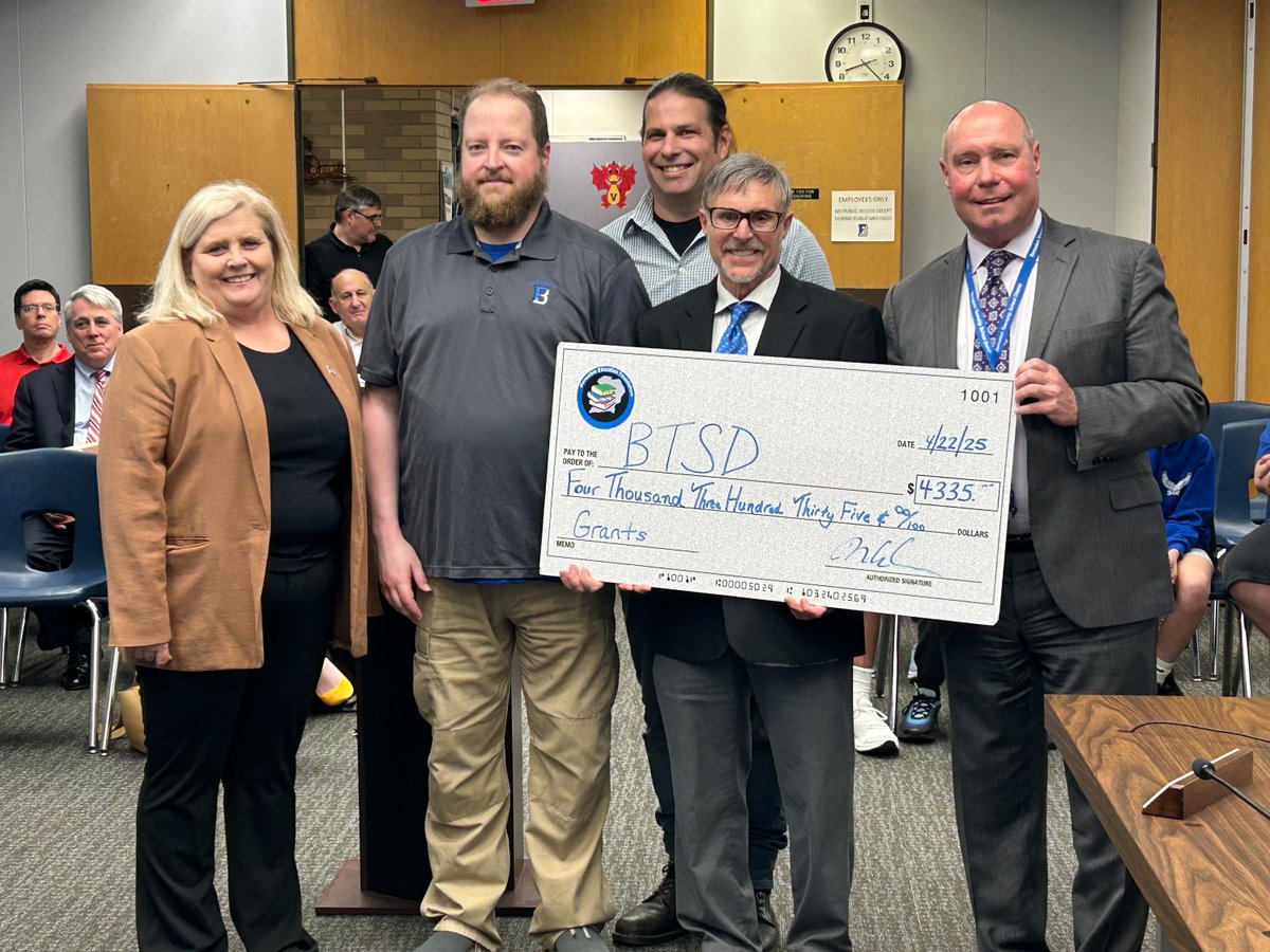 TY Bensalem Ed Foundation for awarding 9 grants-$4,335. Grants are awarded through an application process that occurs yearly. BEF is a 501(c)3 organization that relies on donations &amp; supports the purpose of improving teaching &amp; learning through innovative educational initiatives.