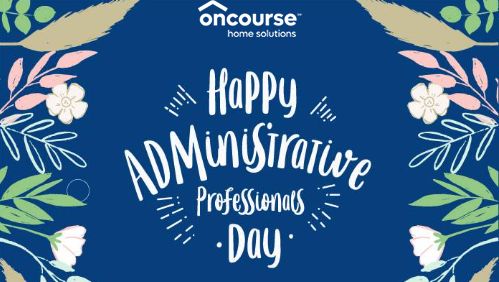OncourseHome's tweet image. It&apos;s Administrative Professionals Day! Let&apos;s celebrate 🎉 the individuals who help to keep things running smoothly when working in the office (or virtually!)