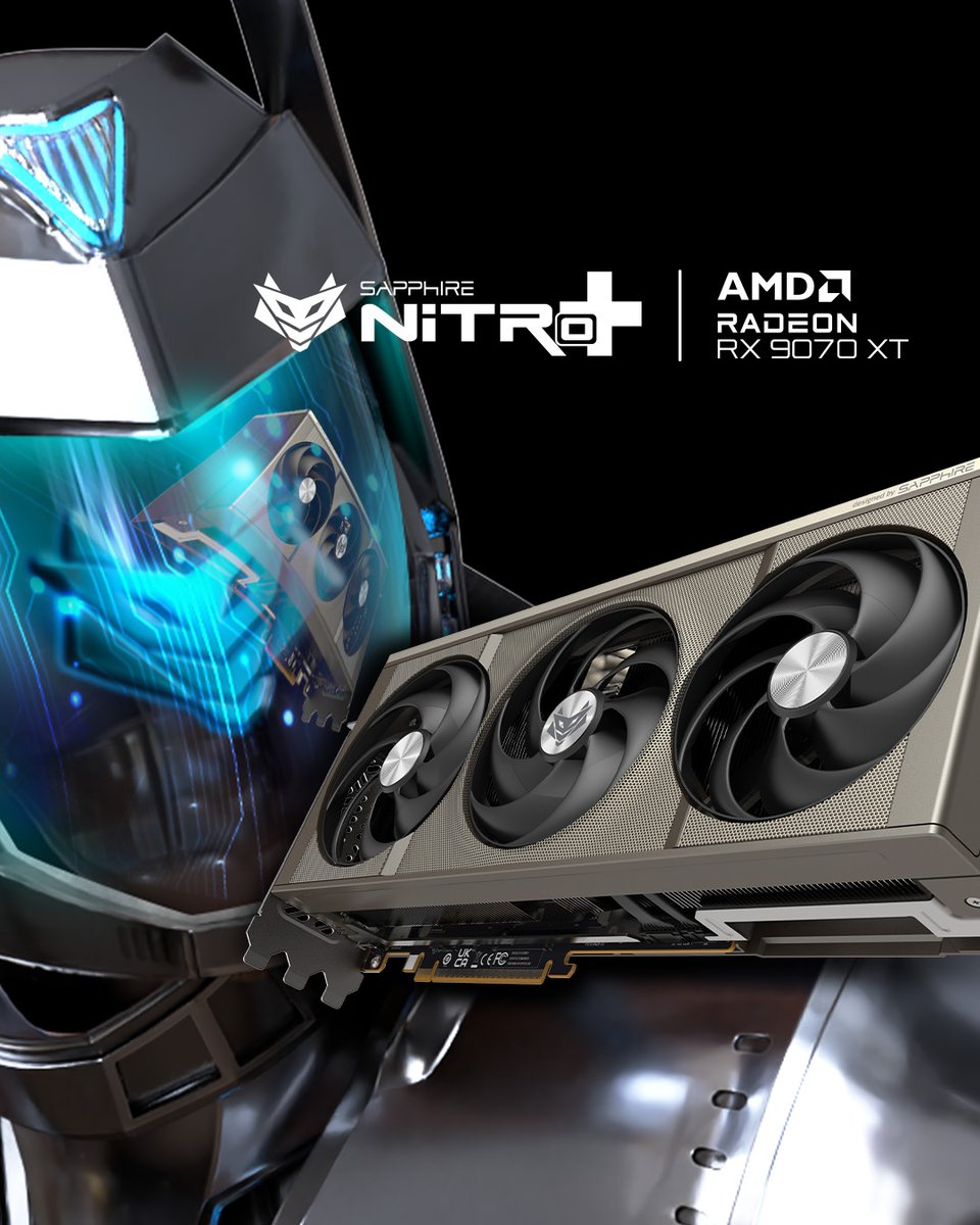Our SAPPHIRE NITRO+ AMD Radeon RX 9070 XT equipped with Honeywell PTM7950 Thermal Interface Material for superior thermal conductivity, enhancing reliability and longevity 
.
.
#GPU #graphicscard #AMD #Radeon #gaming #hardware