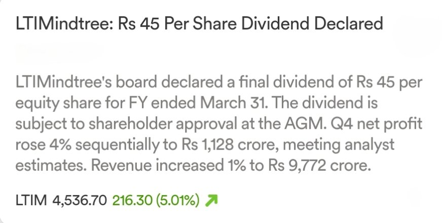multibagger_'s tweet photo. #LTIMindtree #dividend #StockMarketIndia #StockMarketNews #StocksInFocus #stockmarketcrash https://t.co/iwn1C63G05