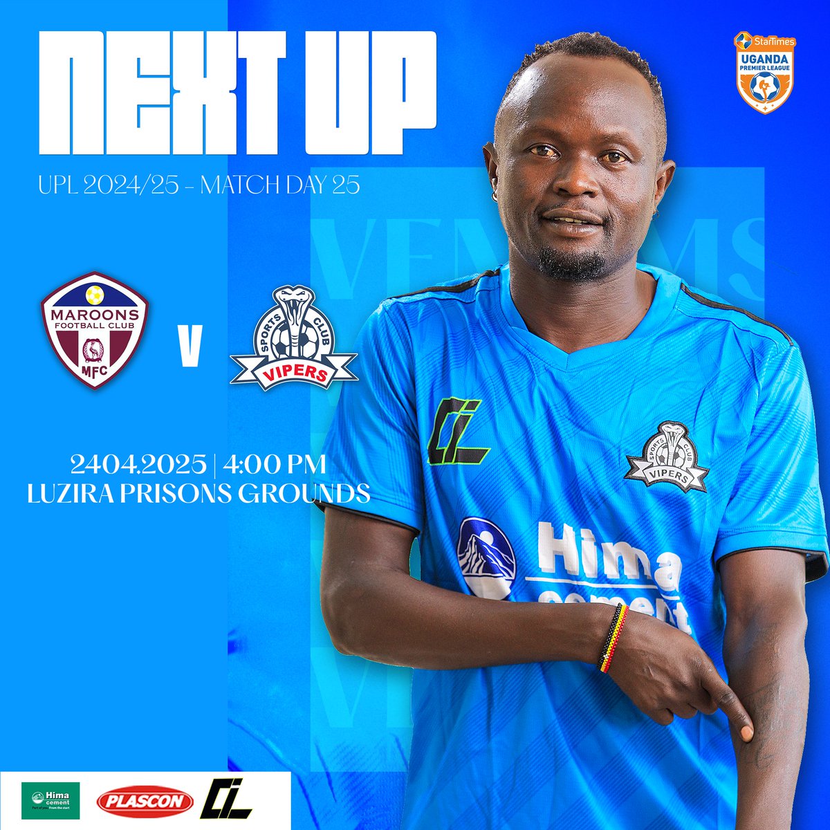 Back in action this time tomorrow 👊🏿

🔜 | #MARVIP 

#VenomsUpdates || #OneTeamOneDream ||