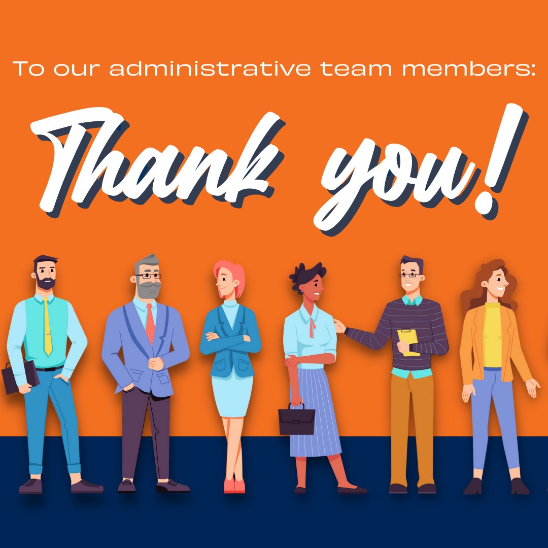 Happy Administrative Professionals Day! 🎉💼 Today we celebrate and thank our incredible administrative staff for all their hard work and dedication. We couldn't do it without you! #AdminProfessionalsDay #ThankYou