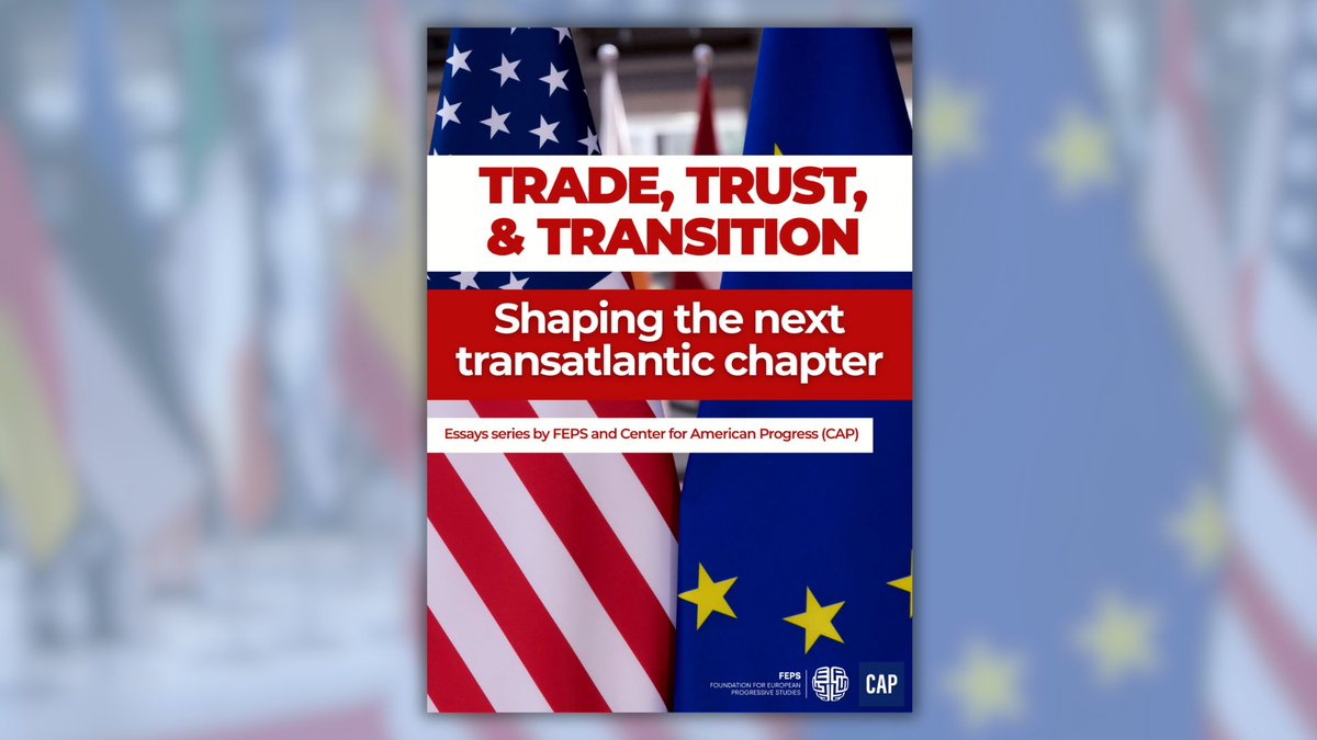 FEPS (@feps_europe) on Twitter photo 🇪🇺🇺🇸 The longstanding EU-US partnership is stronger than one administration. Read the latest collection of articles by FEPS and <a href="/amprog/">American Progress</a>!
📕bit.ly/TradeTrustTran…
It brings together European and U.S. experts to offer perspectives on 5 of the most pressing issues shaping the 🇪🇺🇺🇸 The longstanding EU-US partnership is stronger than one administration. Read the latest collection of articles by FEPS and <a href="/amprog/">American Progress</a>!
📕bit.ly/TradeTrustTran…
It brings together European and U.S. experts to offer perspectives on 5 of the most pressing issues shaping the