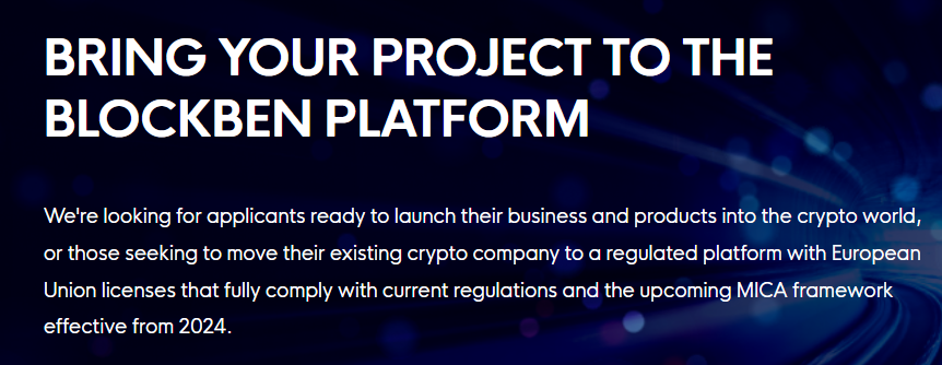 BlockBen platform tweet media