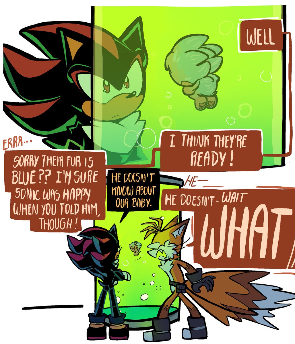 mercurioshadowz's tweet photo. Spinner the Hedgehog mini comic 1: 

WHAT DO YOU MEAN HE DOES NOT KNOW YOU MADE HIM A KID 

#sonadow https://t.co/ANVJRjQR3o