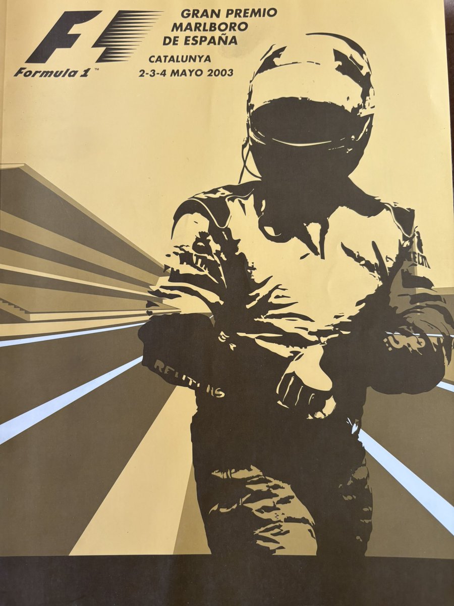 F1JordanGP's tweet photo. Going through some old programmes. 2003 Spanish GP. #ralphfirman score a single point for 8th place and sadly @OfficialFisico retired with a blown engine. https://t.co/r2yhnXkhZP