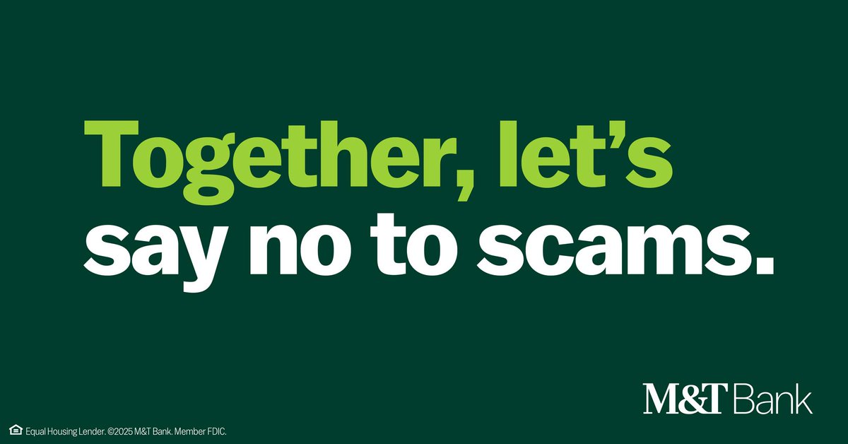 MandT_Bank's tweet image. Have you ever received a text about unpaid tolls? It&apos;s likely a scam!

❌ Don&apos;t click.
❌ Don&apos;t engage.
❌ Delete the message.

Unfamiliar texts often lead to fraud. Stay vigilant and protect yourself. mtb.com/help-center/ba…