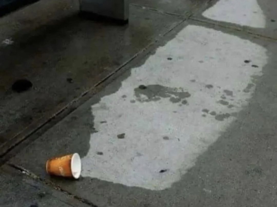 Alright, who spilt the dry?