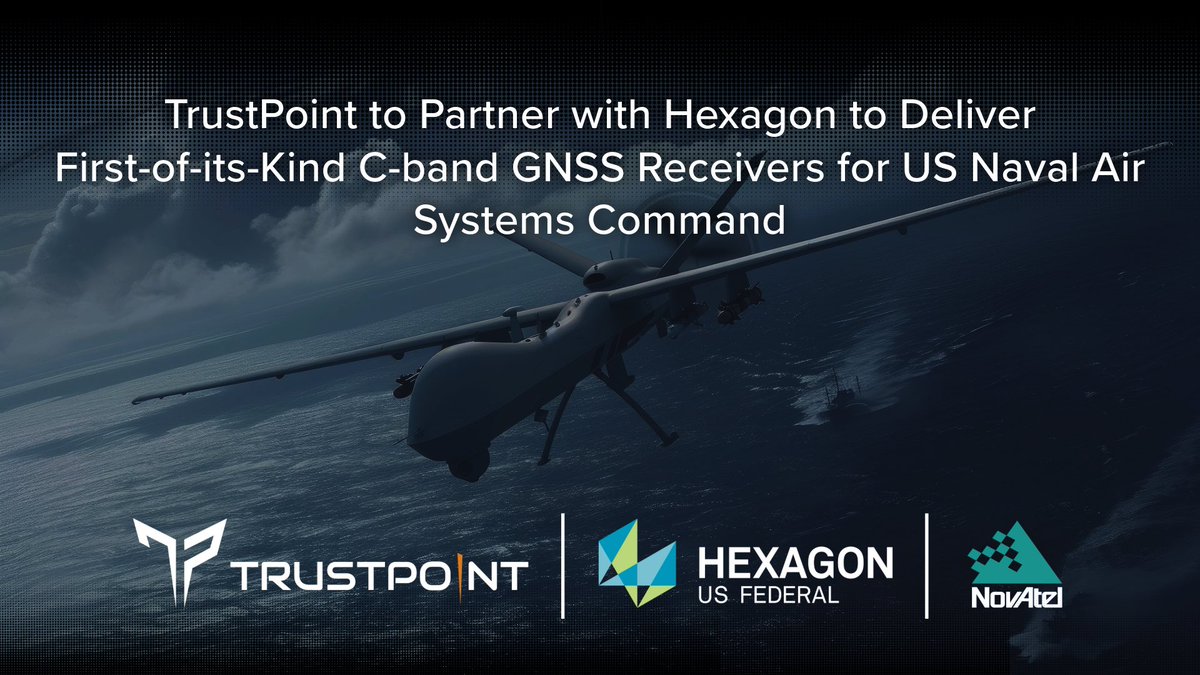 TrustPoint, Inc. (@trustpointgps) on Twitter photo 📣 <a href="/TrustPointGPS/">TrustPoint, Inc.</a>, with <a href="/HexagonAP/">Hexagon's Autonomy & Positioning division</a> | <a href="/novatelinc/">NovAtel</a> & <a href="/HexagonFederal/">Hexagon US Federal</a>, has won a $1.2M SBIR Phase II contract from <a href="/NAVAIRNews/">NAVAIR</a>! We’re developing the first-ever military-grade C-band GNSS receivers.
🔗 lnkd.in/gkarfnah
#TrustPoint #GNSS #GPS 📣 <a href="/TrustPointGPS/">TrustPoint, Inc.</a>, with <a href="/HexagonAP/">Hexagon's Autonomy & Positioning division</a> | <a href="/novatelinc/">NovAtel</a> & <a href="/HexagonFederal/">Hexagon US Federal</a>, has won a $1.2M SBIR Phase II contract from <a href="/NAVAIRNews/">NAVAIR</a>! We’re developing the first-ever military-grade C-band GNSS receivers.
🔗 lnkd.in/gkarfnah
#TrustPoint #GNSS #GPS