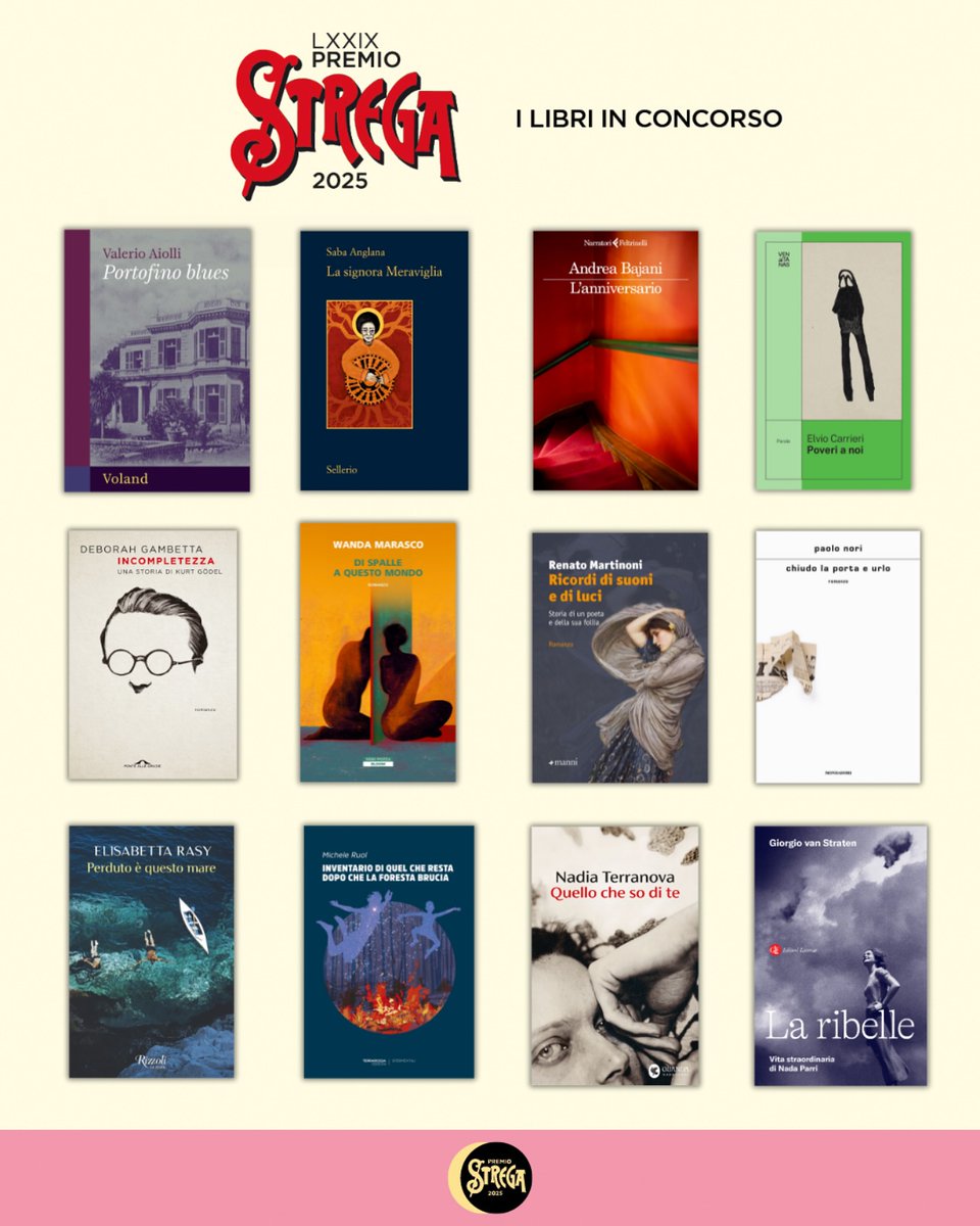 Quest’anno anche il #circolodilettura della Biblioteca Tullio De Mauro parteciperà alla votazione dei libri candidati al <a href="/PremioStrega/">PremioStrega</a> 2025!
Prossimo incontro:
📅22 maggio alle 17
📍Bibliopoint San Lorenzo, Via dei Sardi 35
ℹ️tulliodemauro@bibliotechediroma.it
#leggereincircolo