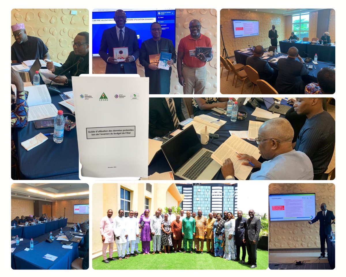 CLEAR Afrique francophone - CESAG (@clearfa_cesag) on Twitter photo Cotonou📊#CLEAR_FA soumet un Guide sur l’utilisation des #DonnéesProbantes à l’appréciation des #Parlementairesafricains💼
L’atelier a permis aux parlementaires de le valider. Objectif: intégrer des données probantes dans l’examen du #Budget de l’État🌍💡
#Gouvernance #Afrique Cotonou📊#CLEAR_FA soumet un Guide sur l’utilisation des #DonnéesProbantes à l’appréciation des #Parlementairesafricains💼
L’atelier a permis aux parlementaires de le valider. Objectif: intégrer des données probantes dans l’examen du #Budget de l’État🌍💡
#Gouvernance #Afrique