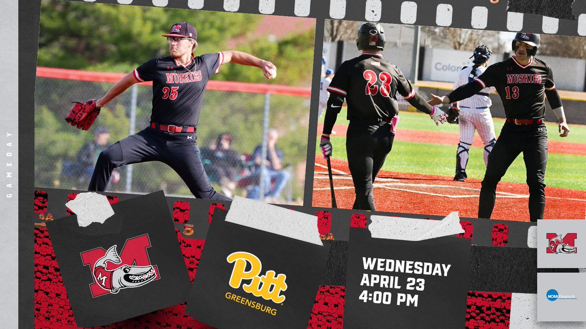 🚨 GAMEDAY🚨 
⚾: <a href="/MuskieBaseball_/">Muskingum Baseball</a>
🆚: Pitt.-Greensburg 
⏰: 4:00 PM
📍: Bobcat Park  
📺: buff.ly/341Xnjj  
📊: buff.ly/7WtyoDd 
#DefendTheM <a href="/AVCSCORES/">AVC Sports</a> <a href="/brandonhannahs/">Brandon Hannahs</a> <a href="/WHIZscores/">WHIZ Sports</a> <a href="/DresdenBuzz/">dresdenbuzz</a>