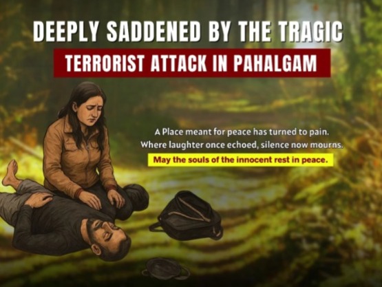 Heartbroken by the tragedy in #Pahalgam. No words can ease the pain, let's stand united with the families in grief. May compassion guide us, and may peace one day replace such sorrow. May their souls rest in peace.