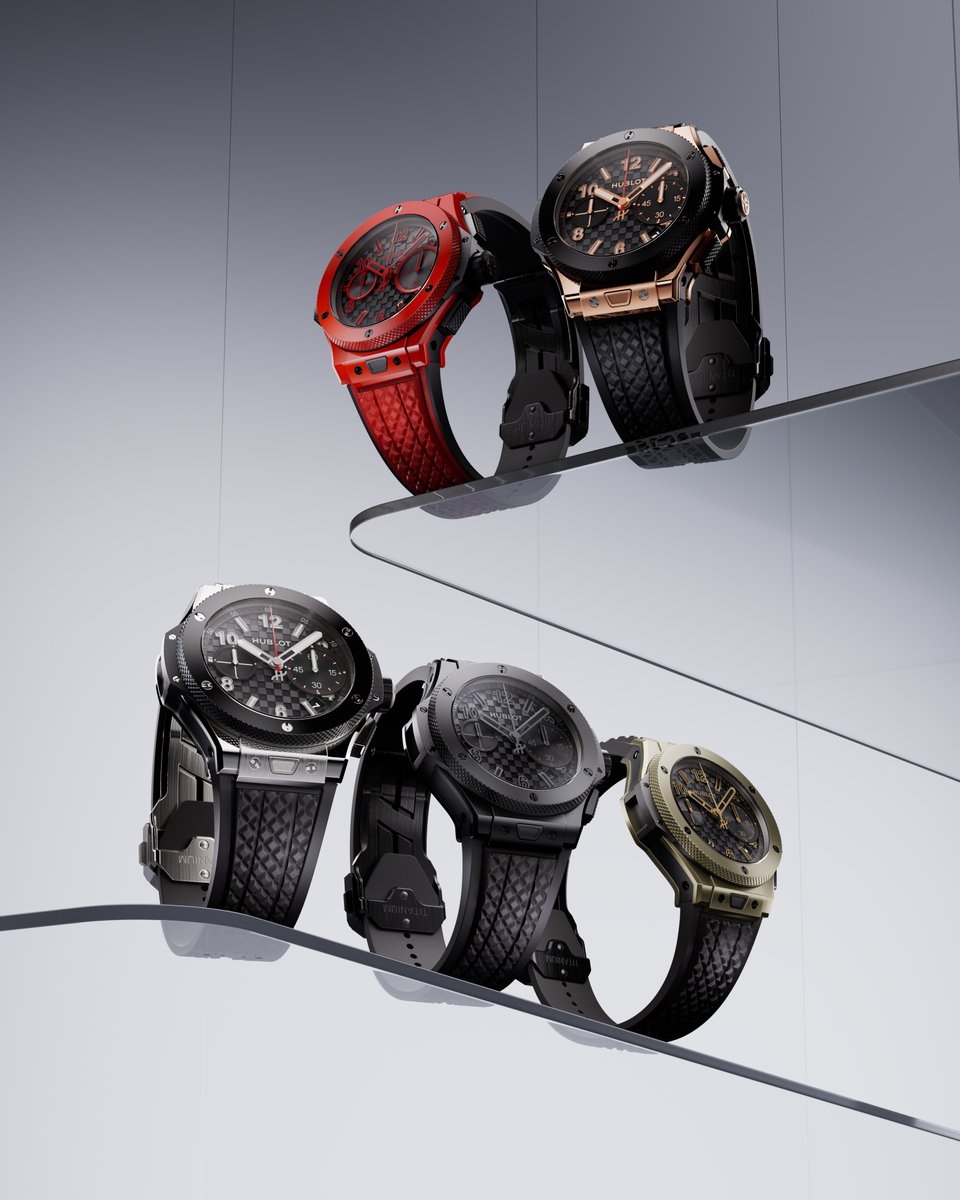From All Black to Red Magic — and bold statements in every shade.
The Big Bang 20th Anniversary Collection showcases Hublot’s mastery of materials through five powerful editions. #Hublot #BigBangAnniversary