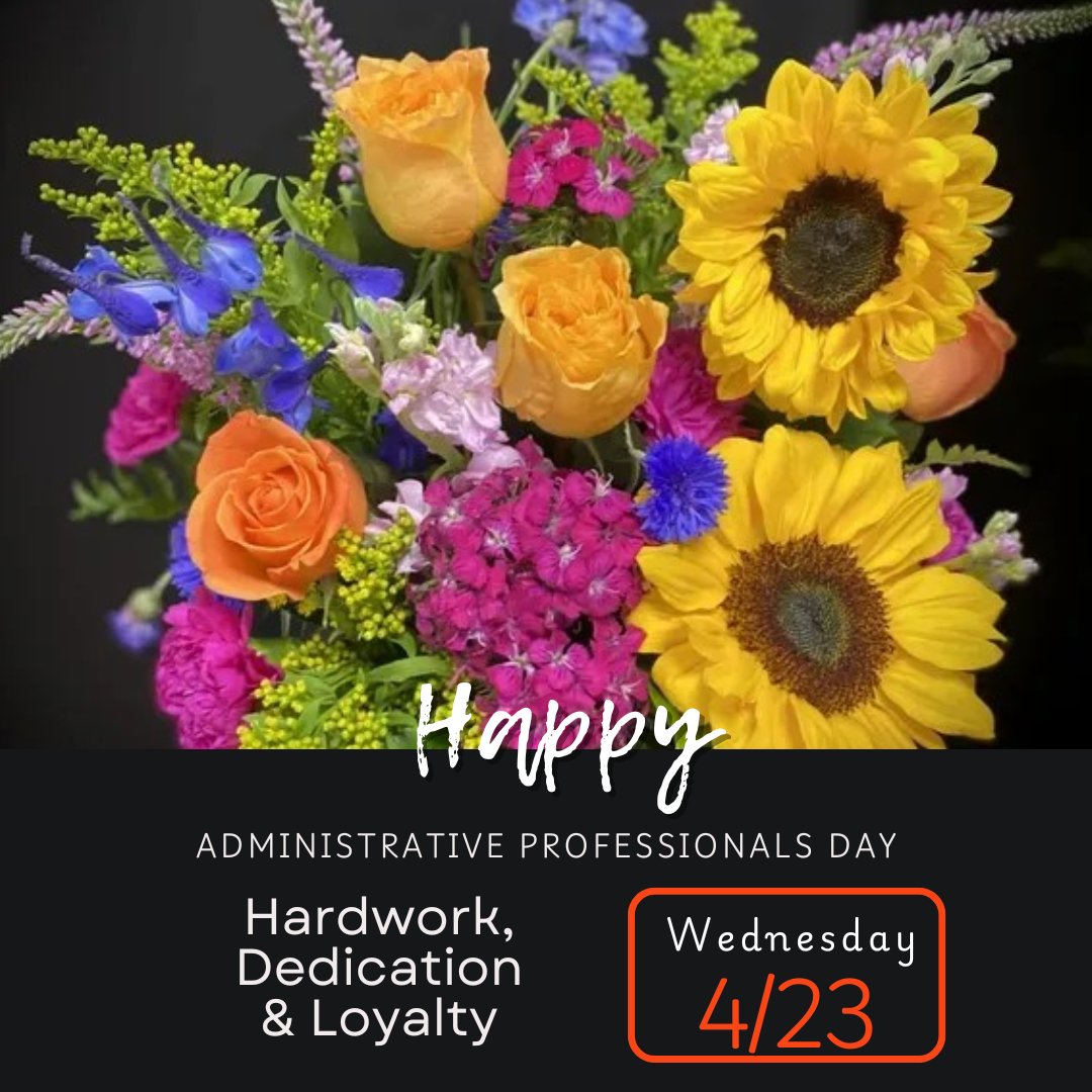 This Administrative Professionals Day, say "thank you" with a beautiful bouquet from Persimmon Petals! Your purchase will not only brighten their day but also supports YWCA Hartford Region's vital community programs and services. Order now ecs.page.link/e1Ade