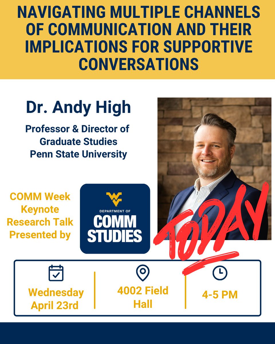 WVU Comm Studies (@wvucommstudies) on Twitter photo 