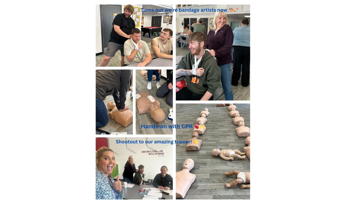 🩹💥 A life-saving INSET day!
Huge thanks to @McrFirstAid for an incredible, hands-on First Aid training session for our staff team yesterday.  From CPR to bandages to choking  — we laughed, we learned, we levelled up #FirstAidTraining #INSETDay #CPRReady #ManchesterFirstAid
